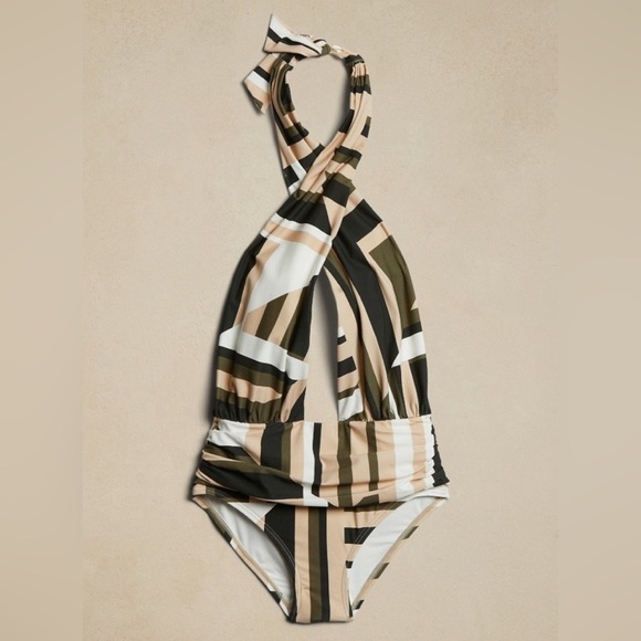 NWT! Banana Republic Twisted Knot Remake Swimsuit - Size Medium - Picture 1 of 8